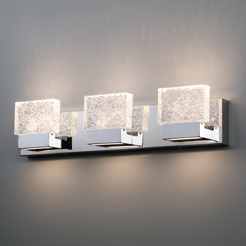 Wade Logan® 3 Light Dimmable LED Vanity Light & Reviews Wayfair